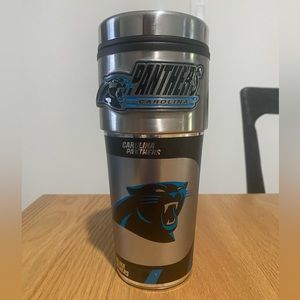 NFL Carolina Panthers 16oz cold/hot stainless steel vacuum insulated tumbler